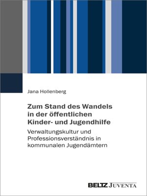 cover image of Zum Stand des Wandels in der öffentlichen Kinder- und Jugendhilfe